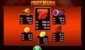 fruit mania casino slot bonus
