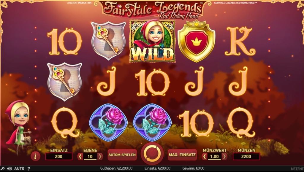 netent casino Fairytale Legends Red Riding Hood spielübersicht