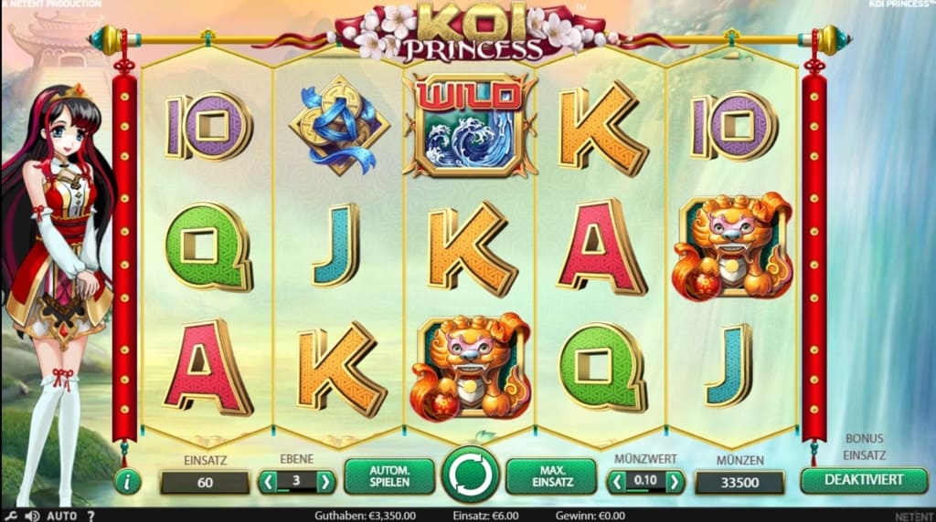 Koi Princess Netent Casino Spielübersicht