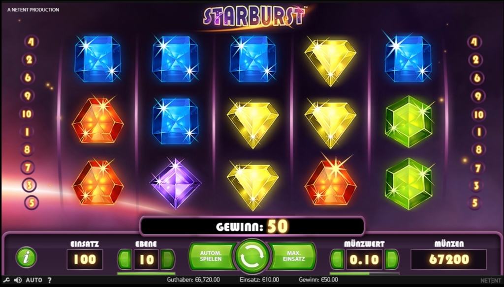 Netent Casino Starburst Spielübersicht
