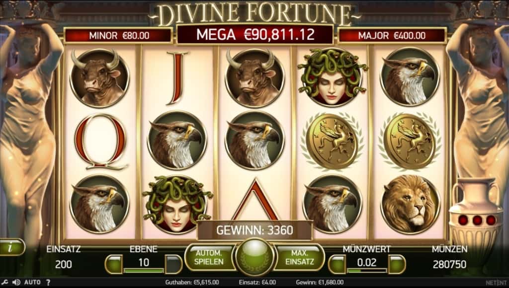 Divine Fortune Jackpot Netent Casino Spielübersicht