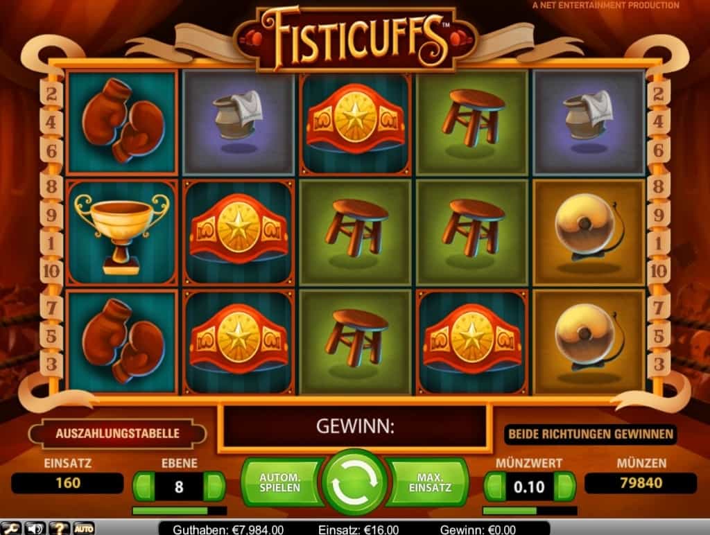 Fisticuffs Netent Casino Spielübersicht