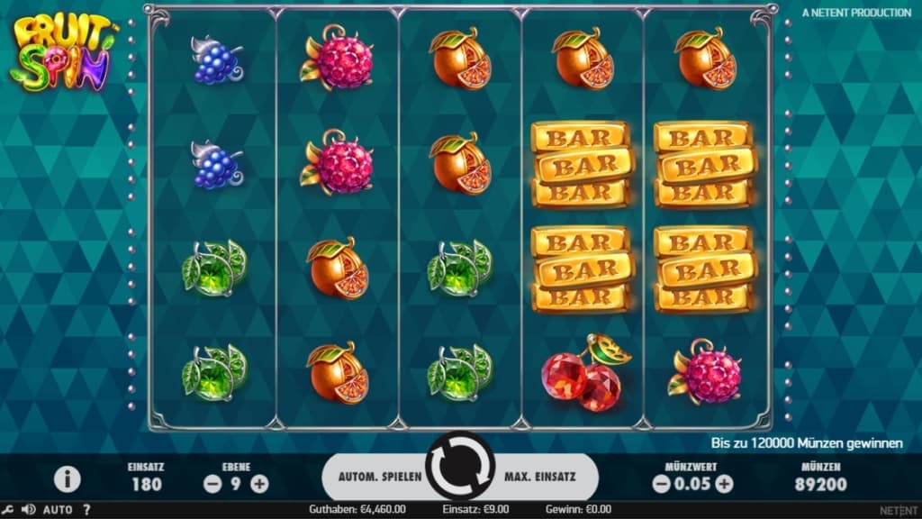 Fruit Spin Netent Online Casino Spielübersicht
