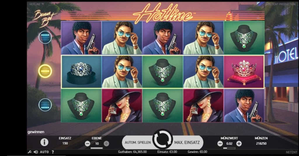 Hotline Netent Casino Spielübersicht