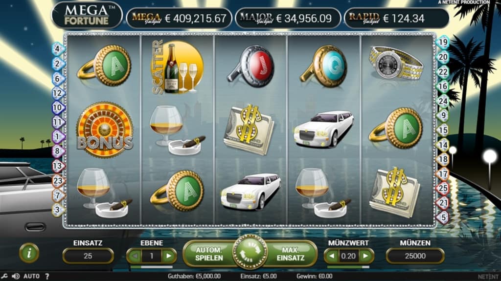 Mega Fortune Netent Casino Spielübersicht